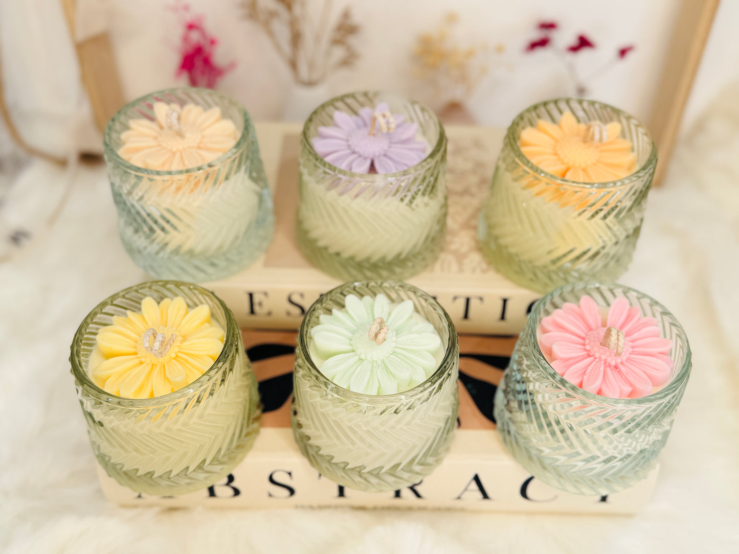 Lemon Lavender Daisy Candle