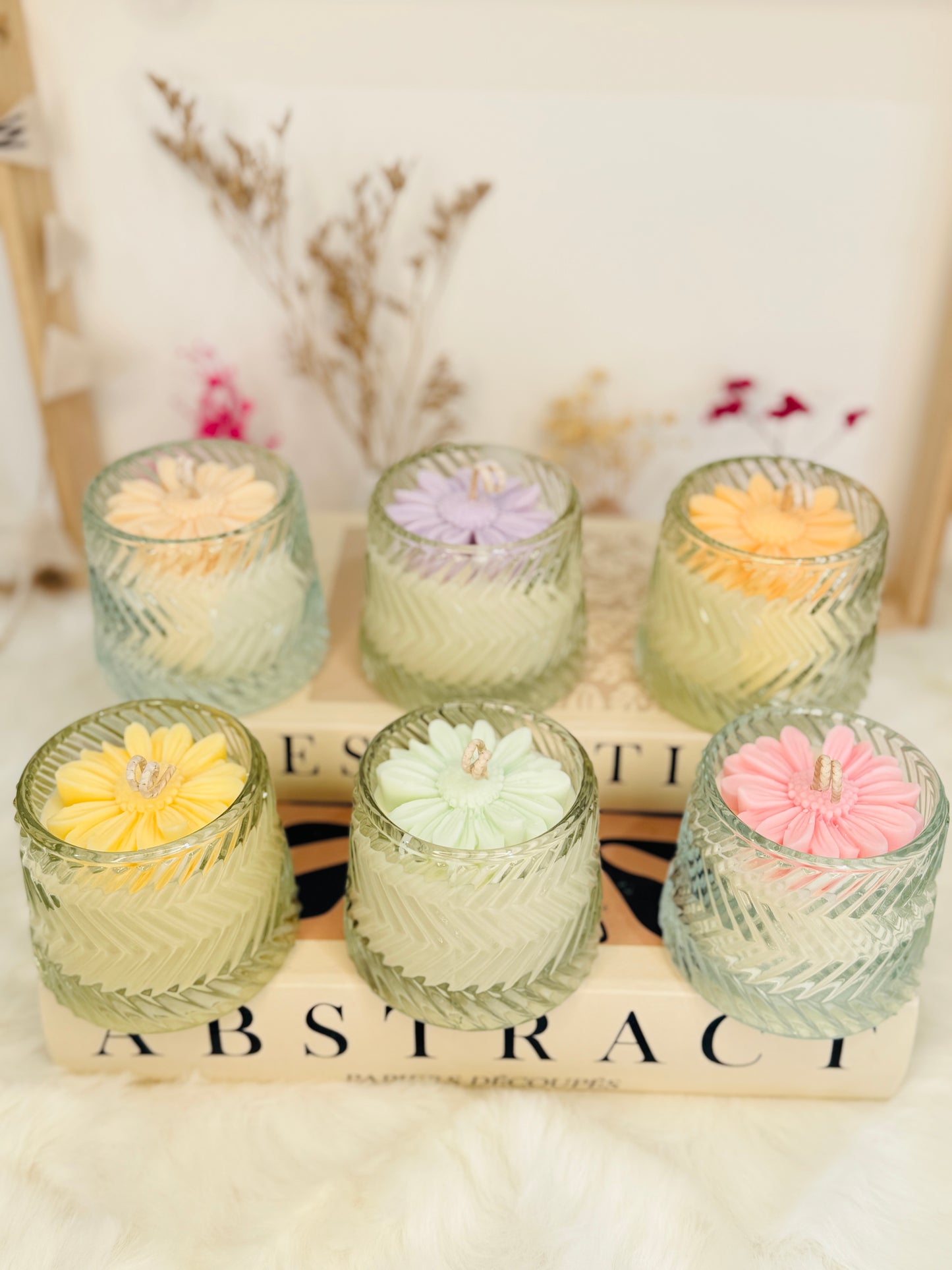 Lemon Lavender Daisy Candle