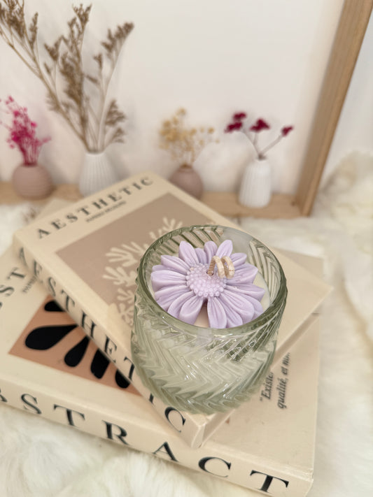Lemon Lavender Daisy Candle